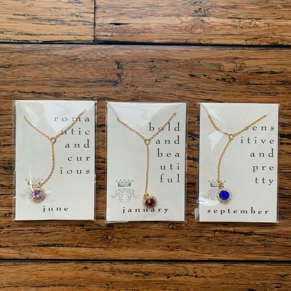 June & January - Birthstone Necklace - Picture 1 of 4